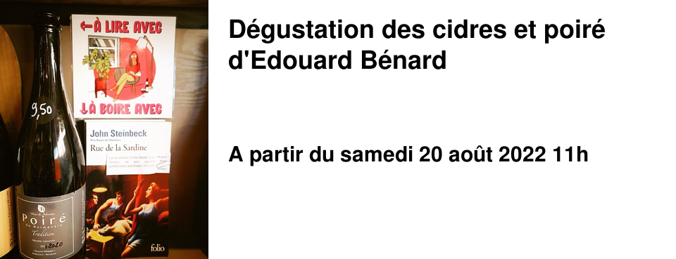 D�gustation des cidres et poir� d'Edouard B�nard